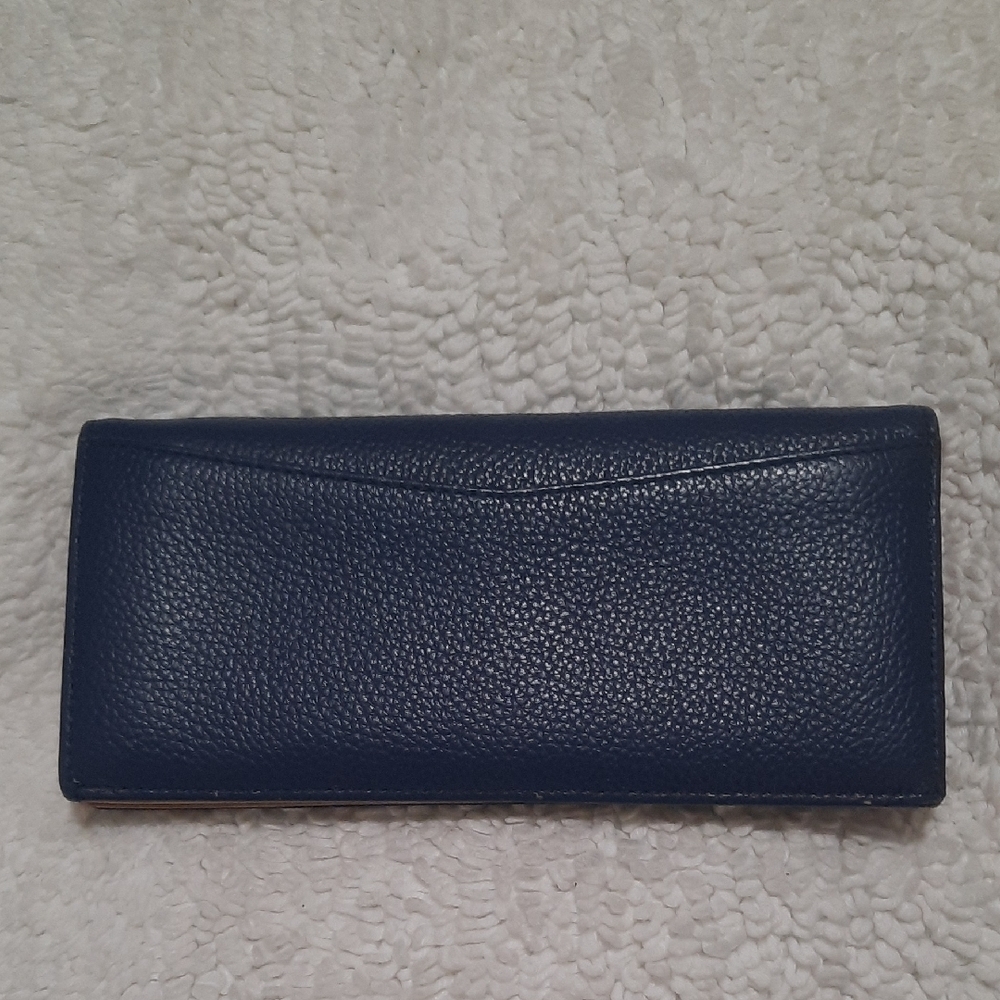 Nordstrom Midnight Blue Leather Wallet